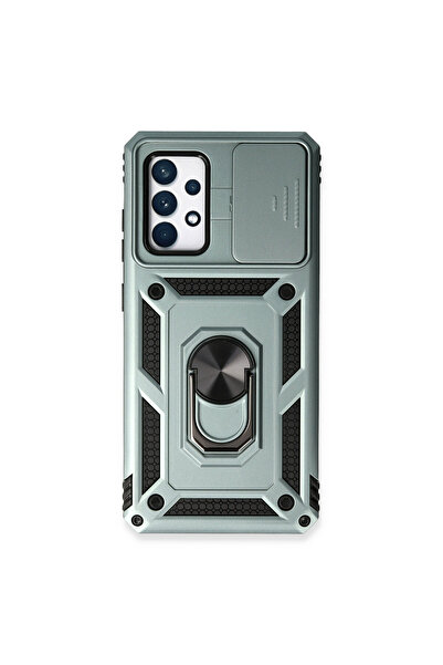 cepmoda حافظة سامسونج جالاكسي "A73 (5G)" ذات الطبقة المزدوجة - حلقة، حامل، غط...