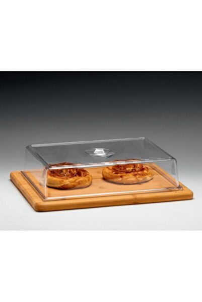 Zicco صينية عرض خشبية بغطاء