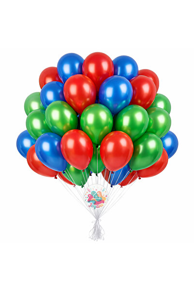 Joyane PJ Masks Theme Balloon Set (24-Pack) – Red, Blue, and Green Birthday P...