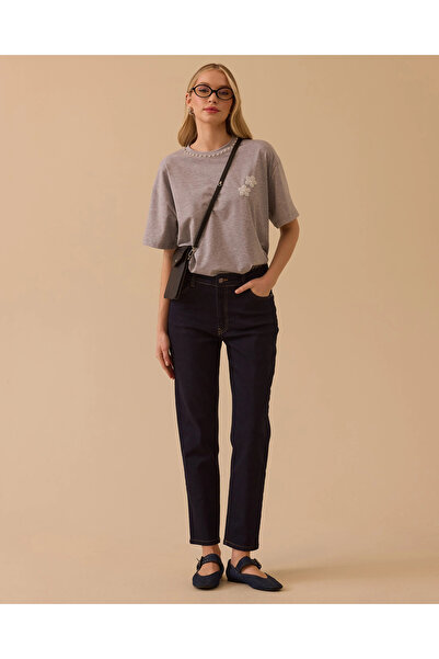 SEÇİL Yüksek Bel Bilek Boy Jean Pantolon