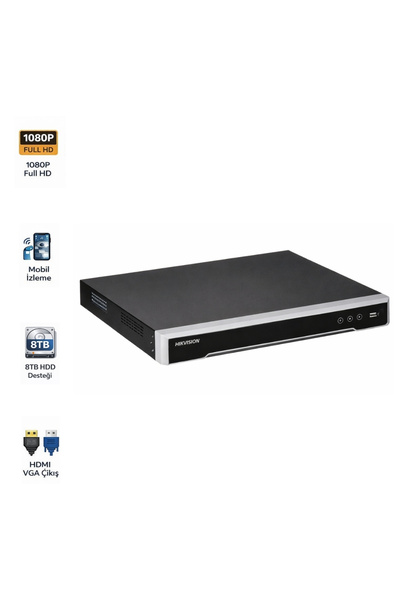 Hikvision DS-7616NI-Q1 16 Kanal NVR Güvenlik Kamera Kayıt Cihazı