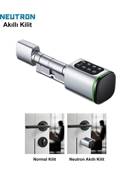 NEUTRON NTL-SC-02FKPW AKILLI KAPI KİLİDİ GRİ
