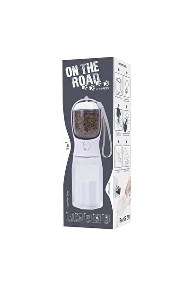 ON THE ROAD 3İN1 KÖPEK SEYAHAT SULUĞU 600ML WHİTE