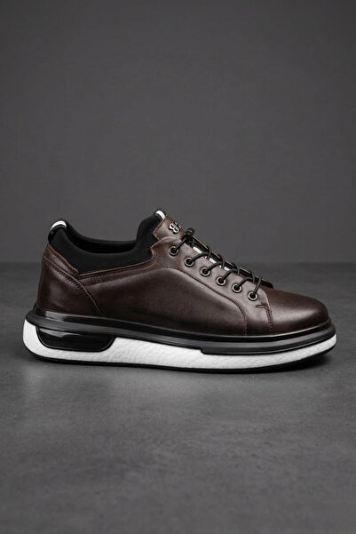 MUGGO REİD H piele naturală Pantofi sport casual pentru bărbați, cu talpă gro...