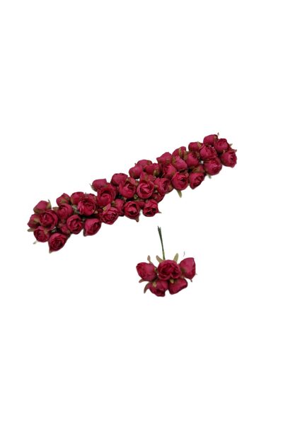 decotoys Flori artificiale 60 trandafiri roșii