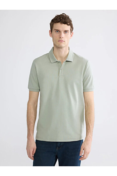 LC Waikiki Tricou pentru bărbați cu guler polo verde