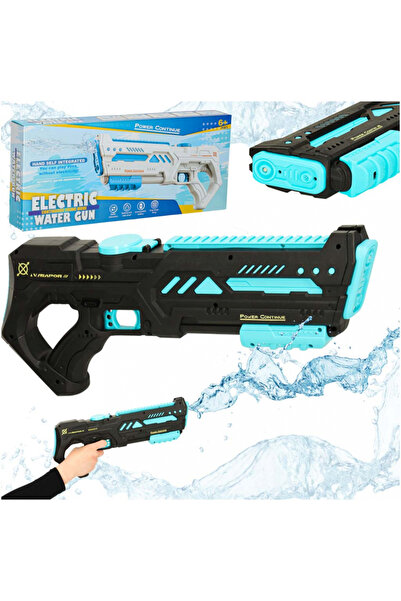 Ikonka Pistol cu apa pentru copii, Ikonka, cu efecte sonore, incarcare USB, R...