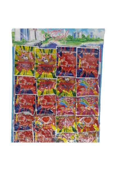 decotoys Baloane inima plic 20/set