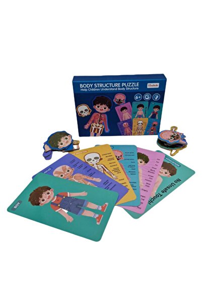 decotoys Ξύλινο Παζλ Ανθρώπινο Σώμα Αγόρι