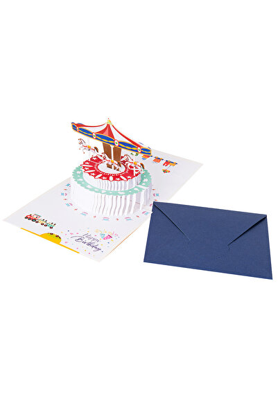 decotoys Felicitare party 3d 2/set