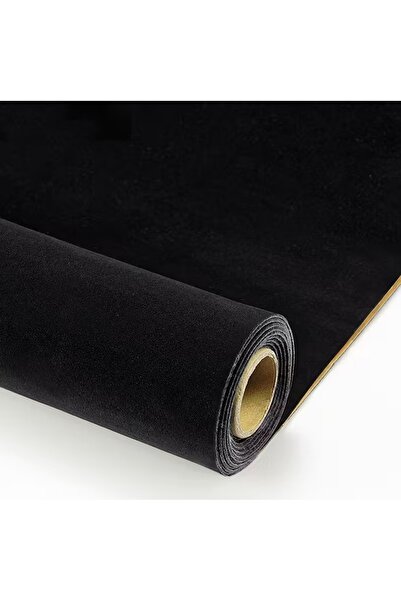 AtaPetGarden Self-adhesive velvet roll 0.75 x 2.5m BLACK for furniture and up...