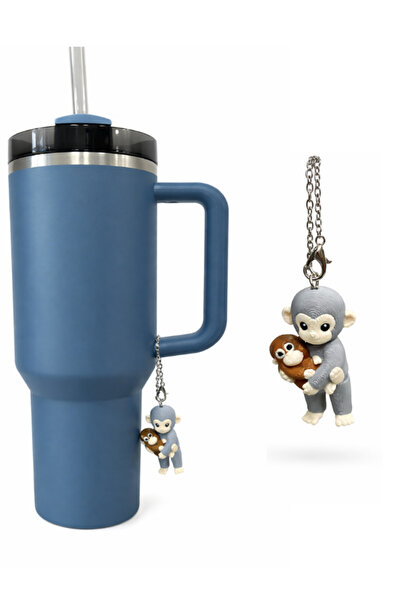 Stanley Compatible Quencher Thermos Accessory Charm Figure with Clip