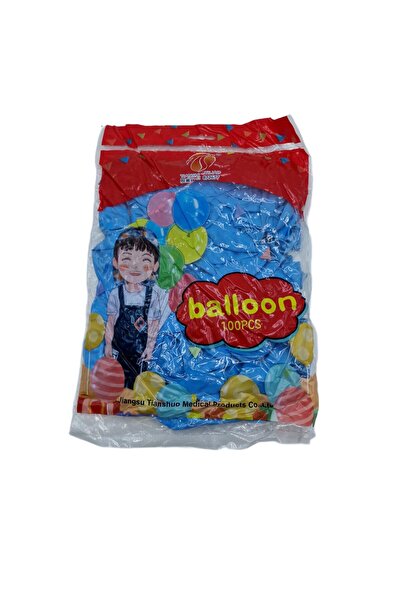 decotoys Blue latex balloons 100/set