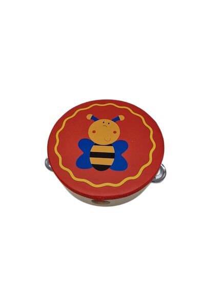 decotoys Tamburina lemn