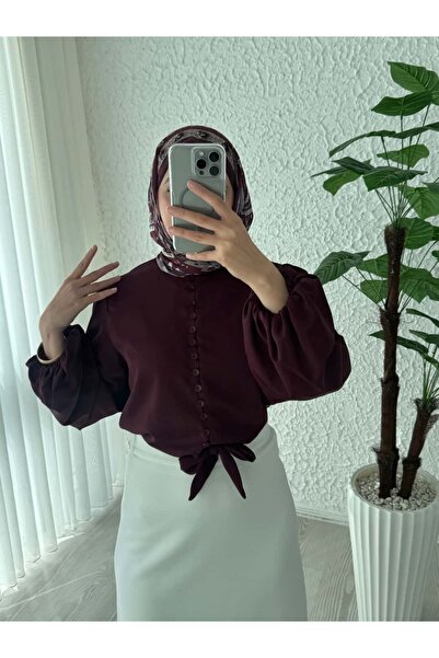 Queyla DÜĞMELİ DUBAİ GÖMLEK