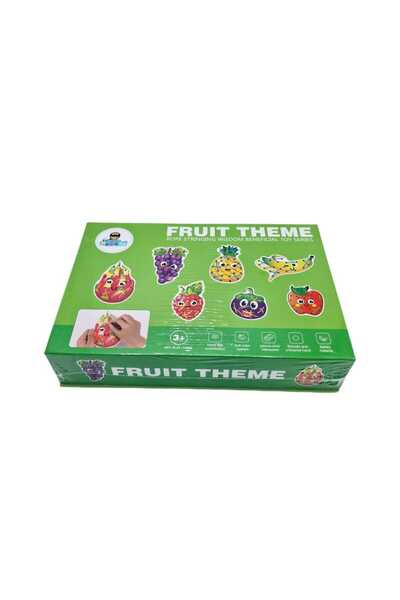 decotoys Wooden Fruit Puzzle With String