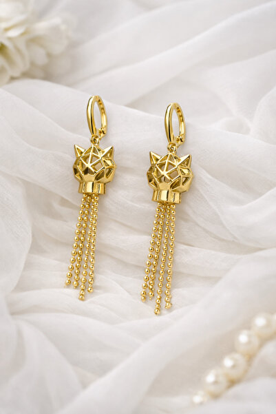 Inovius Елегантни обеци, позлатени медни - LMG4002