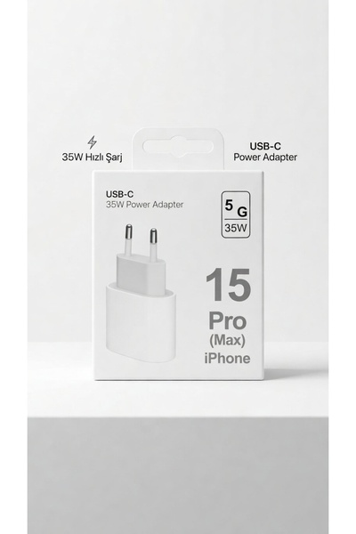 Universal 35W Type-C Şarj Adaptörü iPhone ve Android Uyumlu Süper Hızlı Power...