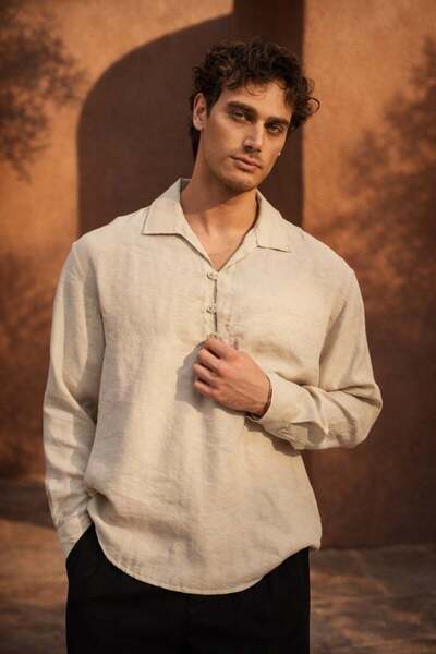 Valiberta Baldwin Apaş Yaka Britli 3-Button Slim m Modal Fabric O Oversized L...