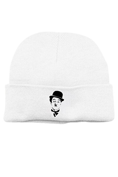 Rabona Fashion Silent Comedy Icon B Printed Beanie