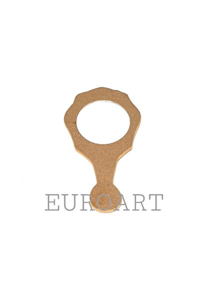 decotoys Oglinda lemn mdf rotunda 5/set