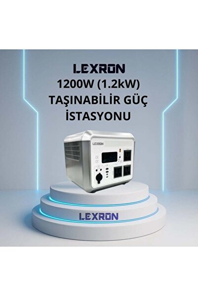 Lexron 1200W (1.2kW) TAŞINABİLİR GÜÇ İSTASYONU
