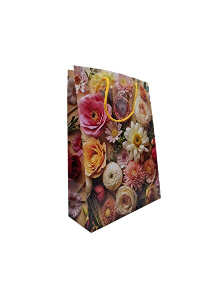 decotoys Flower gift bags 12/set M