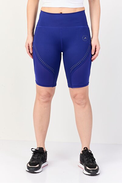 adidas by Stella McCartney Women Sportswear Fit Optime Biker Shorts, Dark Blue