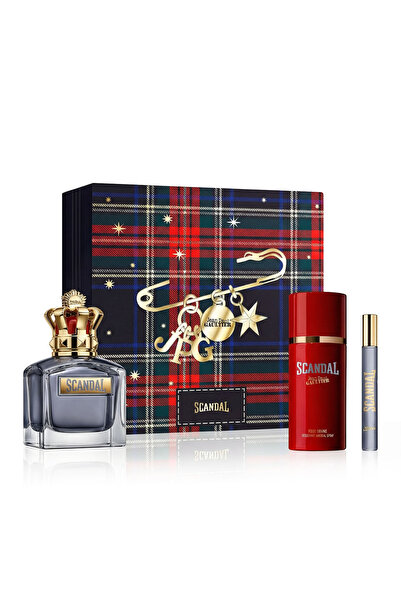 Jean Paul Gaultier Scandal Pour Homme EDT 100 ml + EDT MINI 10 ml + DEO VAPO ...