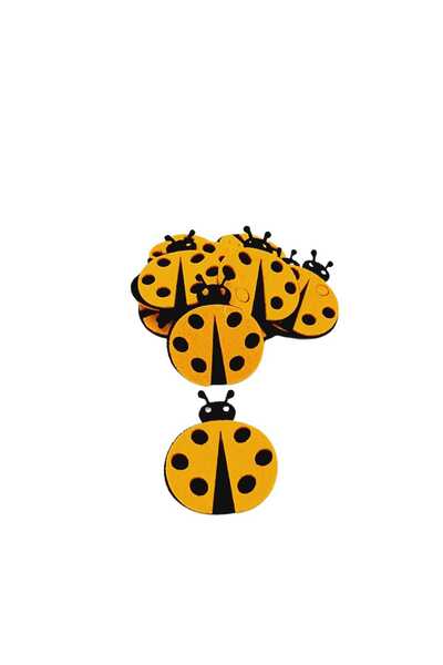 decotoys Figurina fetru gargarita portocaliu 50/set