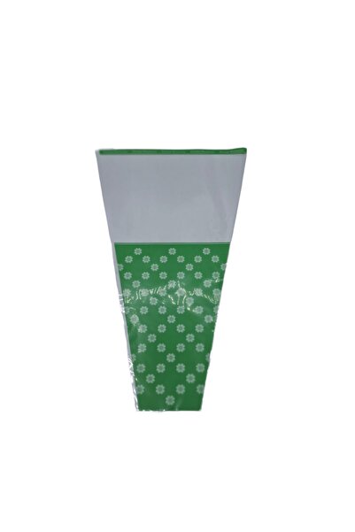 decotoys Ambalaj plastic pentru flori 100/set verde