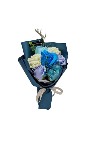 decotoys Buchet din 7 flori artificiale