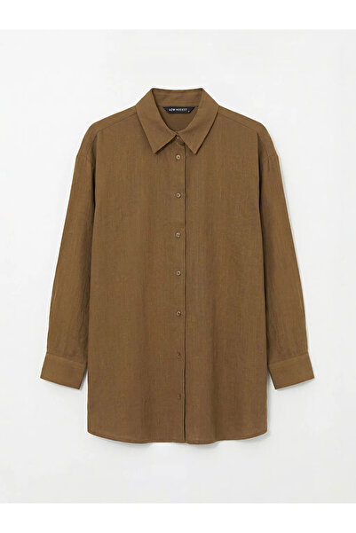 LC Waikiki Khaki Muslin Women's Shirt Tunic