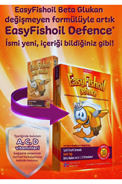 EASYVİT EASYFISH OIL DEFENCE (BETA GLUKAN)