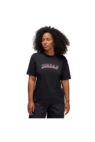 Nike Women's T-shirt W J GF SS TEE VRB - FD7202010