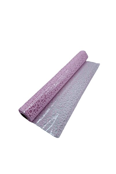 decotoys Folie plastic rola 4,5m x 60cm Roz