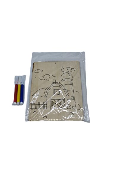 decotoys Wooden figurine to paint house