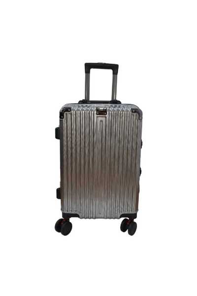 decotoys Suitcase M plastic 1PS silver