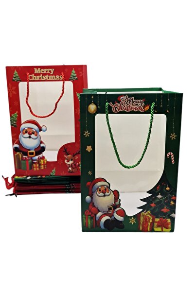 decotoys Pungi cartonate de Craciun cu vizor 12/set M