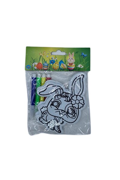 decotoys Figurina de pictat paste iepuras