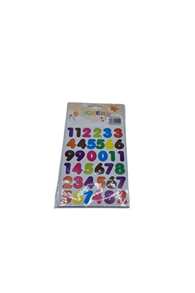 decotoys Number sticker 10/set