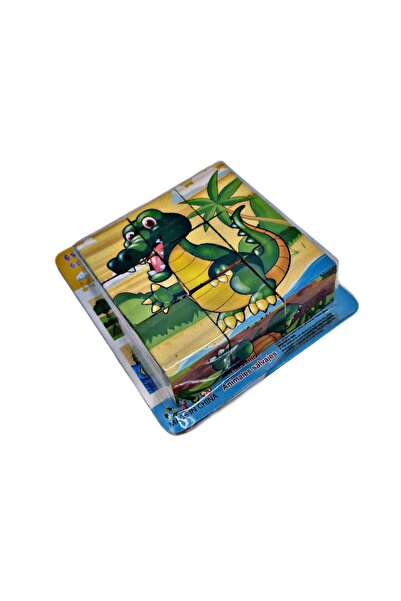 decotoys Puzzle lemn cub animale