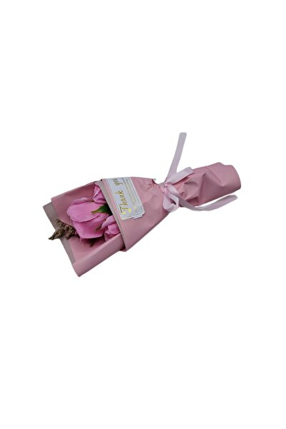 decotoys Buchet din flori artificiale 3 trandafiri 2/set