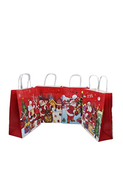 decotoys Pungi cadou din hartie 12/set , Craciun L