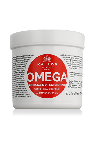 Kallos Cosmetics Mască de păr Kallos Omega Rich Repair cu complex Omega-6 și ...