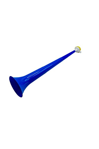 decotoys Plastic vuvuzela 28cm Blue 6/set