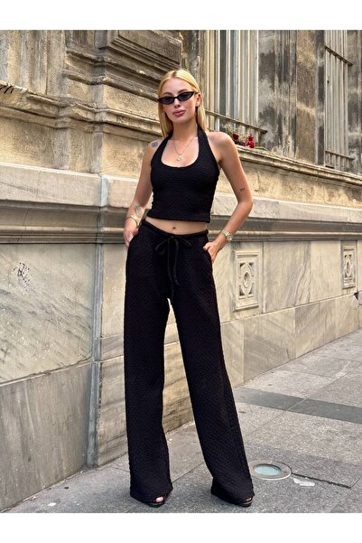 ARK MAĞAZALARI Halter Neck Two-Piece Set – Stylish and Comfortable Design