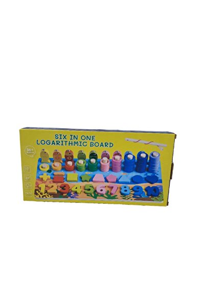decotoys Joc lemn multifuctional pescuit