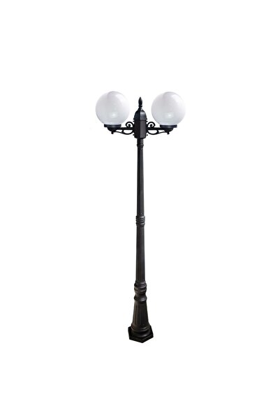 Luxera Lighting STALP ILUMINAT EXTERIOR GLOB NEGRU CU 2 BRATE 230V/40W/2*E27/...