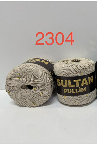 Sultan Pullim - 50 Gr -100 Mt - %70 Cotton/Cotton %30 Polyester and Sequins (...